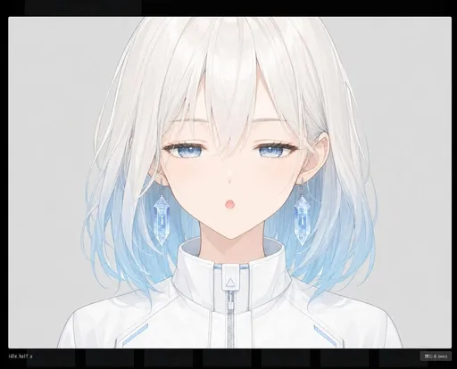 空白面部动漫肖像底图
