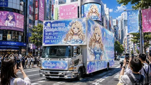 日本动漫偶像宣传车