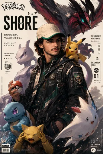 电影感 Pokémon 训练师海报