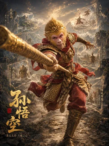 史诗级孙悟空奇幻海报