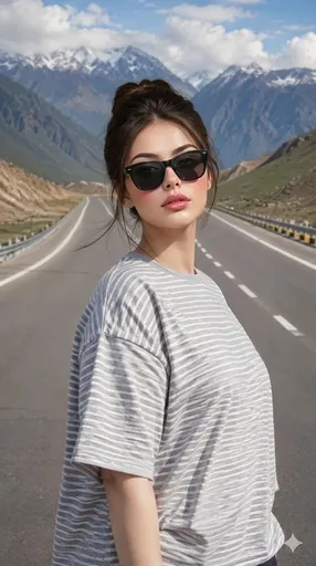 时尚公路风人像