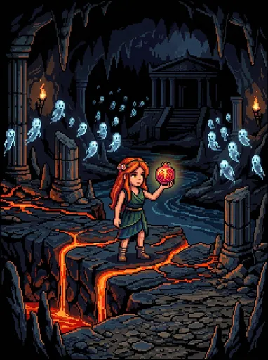 复古 8-Bit 像素风珀耳塞福涅