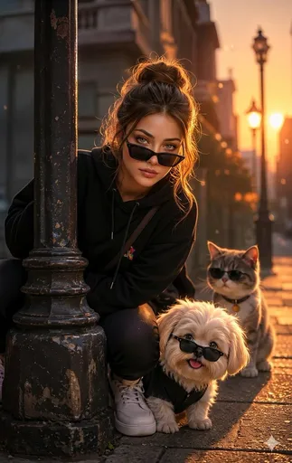 宠物高定街头摄影