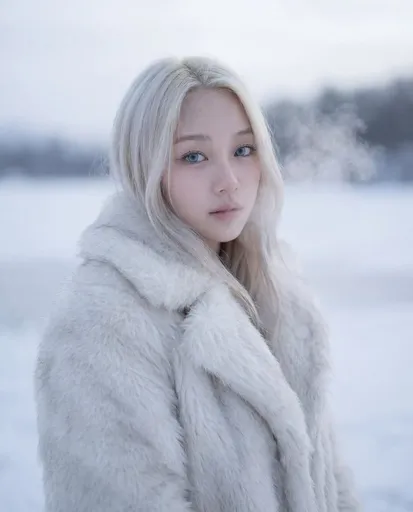 空灵冰雪景观肖像