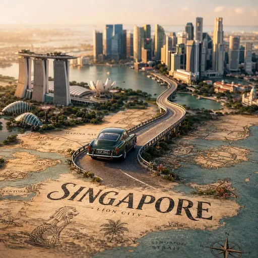 移轴城市地图场景