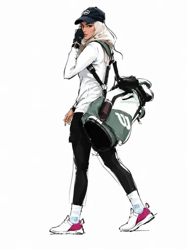 Vogue 风格时尚插画