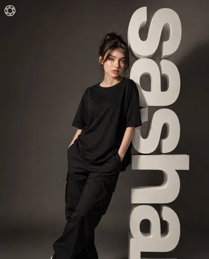 Nina 3D 字体人像