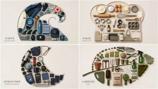 主题式 Knolling 平铺网格