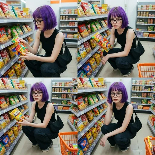 杂货店过道生活方式摄影