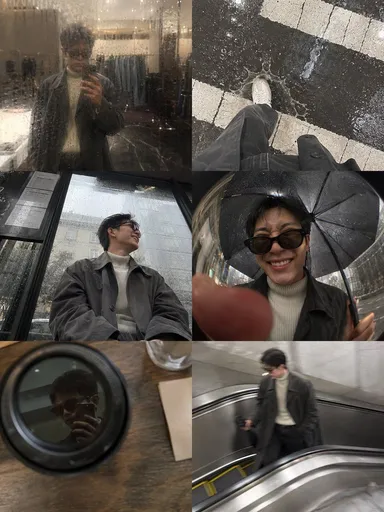 雨后午后的照片拼贴