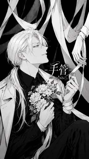 单色哥特式漫画专辑封面