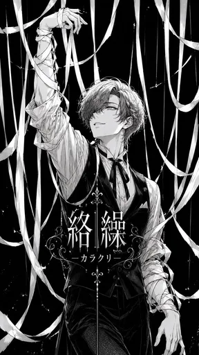黑白木偶漫画封面