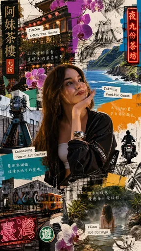 台湾旅行混合媒介艺术