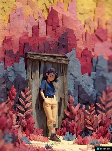 3D 动画女性肖像