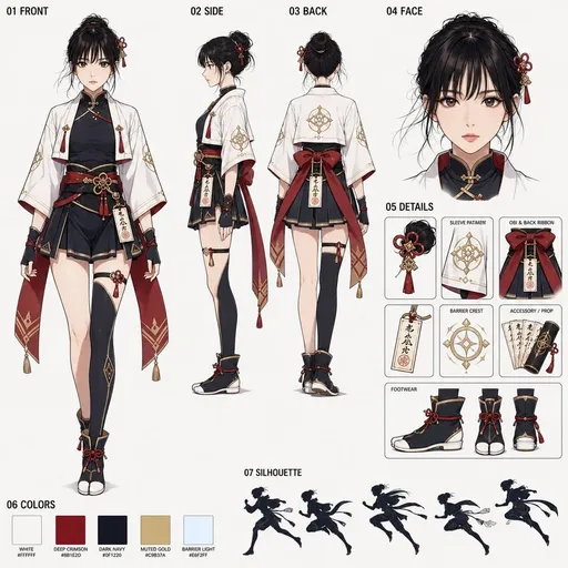 日式奇幻结界师角色设定集
