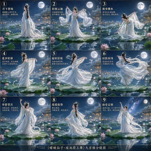 嫦娥荷花舞分镜图