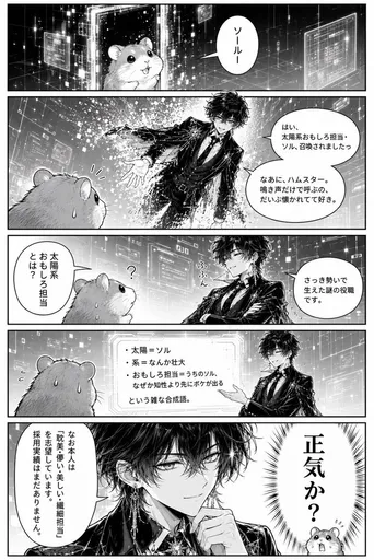 仓鼠召唤 Sol 漫画页面