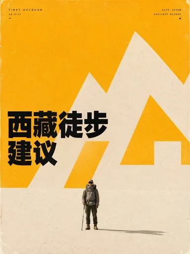 极简西藏徒步封面