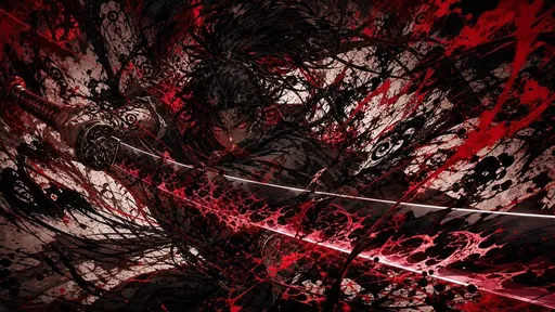 暗黑浪人武士刀原画