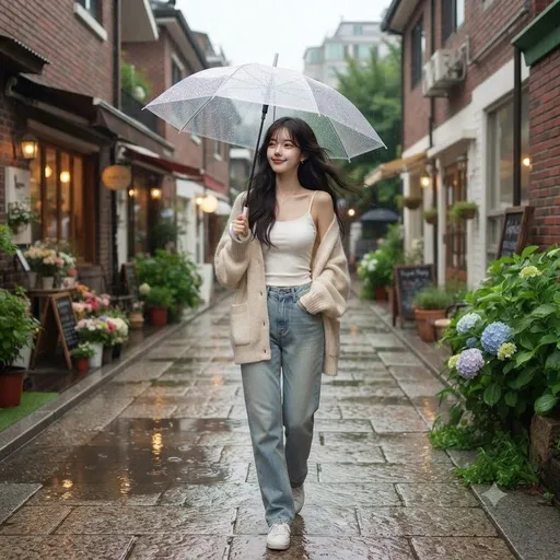 首尔雨天穿搭指南
