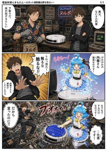 闹鬼电脑商店漫画页面