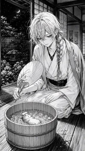 月下仓鼠冰浴漫画