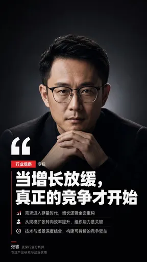 深色系中国行业语录海报