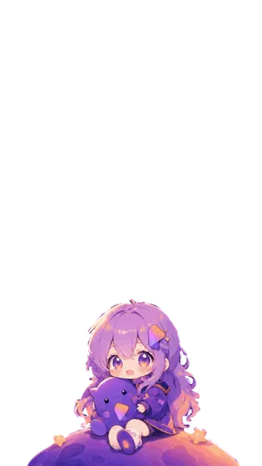 Q 版紫色太空少女