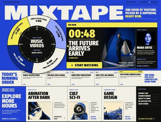 Mixtape Zine 网页重新设计