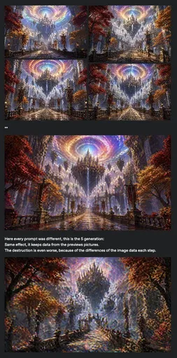 AI 图像退化拼贴画