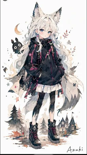 孤独的狼女奇幻角色