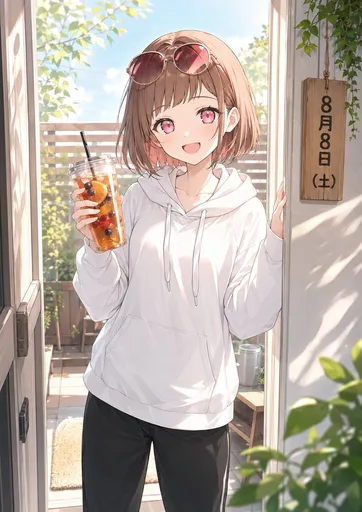 动漫夏日少女参考肖像