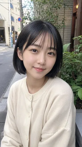 日系街头抓拍人像