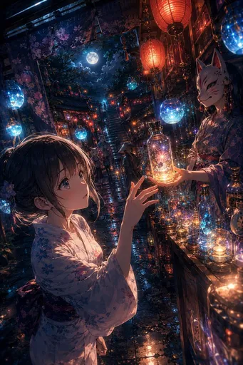 月下狐面夜市