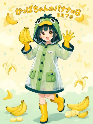 Kappa-chan 香蕉日海报