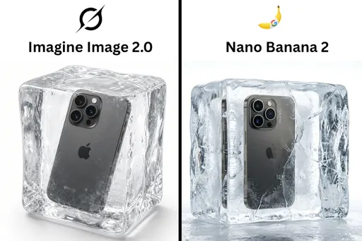 冰块中的极简主义产品