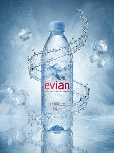 高端水瓶产品摄影