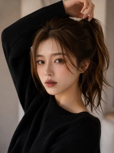 电影感特写美妆人像