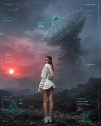 科幻迷雾天线地形