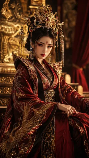 尊贵的唐风女帝肖像