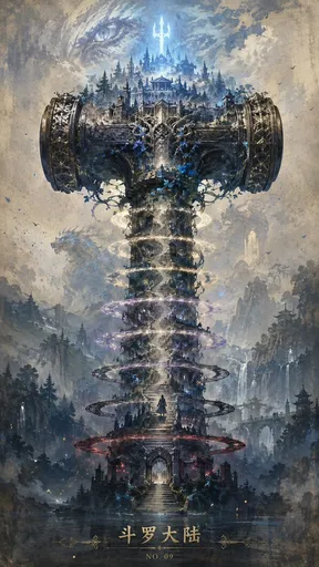 史诗级斗罗奇幻高塔海报