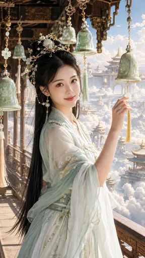 天宫古风仙女肖像