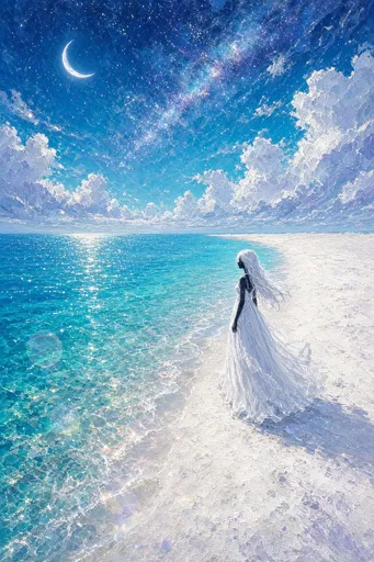 星光海滩上的星辰新娘