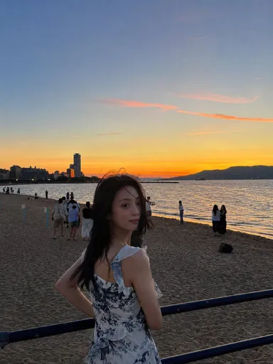 日落海滩旅行摄影