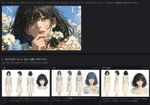 精准动漫角色概念参考图