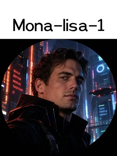Mona-lisa-1 赛博朋克头像
