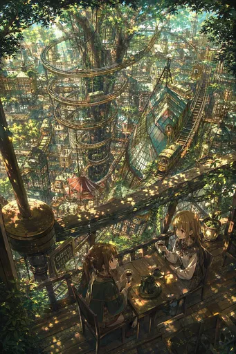 梦幻树顶电车之城咖啡馆