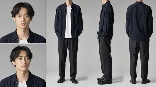现代男性角色参考图