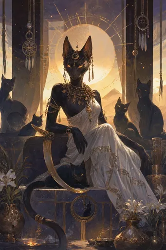 埃及黑猫女神