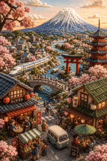 日本手工微缩模型